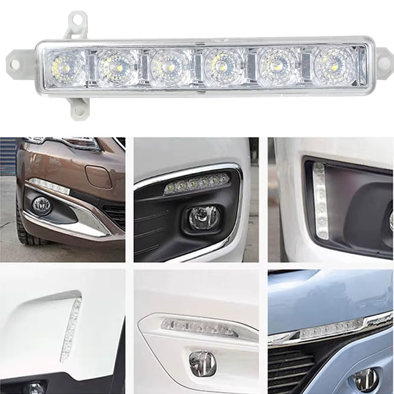 Feux antibrouillard pour Peugeot 308 2013 – 2020, phare LED DRL pour citroën c-elysee Berlingo B9 C1