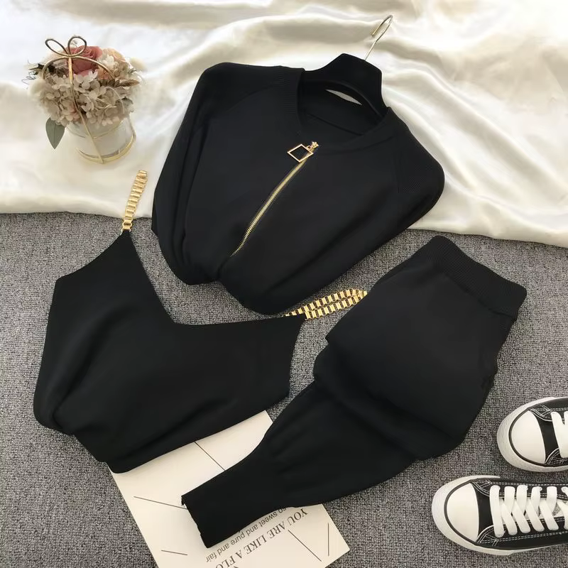 SMTHMA 2026 Nouvelle collection automne-hiver : Ensemble de vêtements pour femme, cardigan en tricot