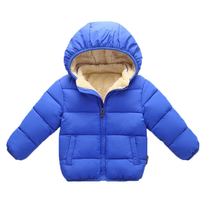 Manteaux pour enfants Manteaux épais d'hiver pour garçons Vêtements d'extérieur épais en peluche pou