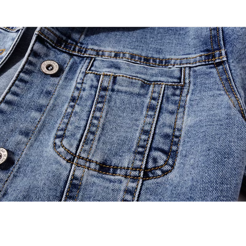 2025 printemps automne nouvelle veste en jean femmes grande taille 5XL Vintage mince à manches longu