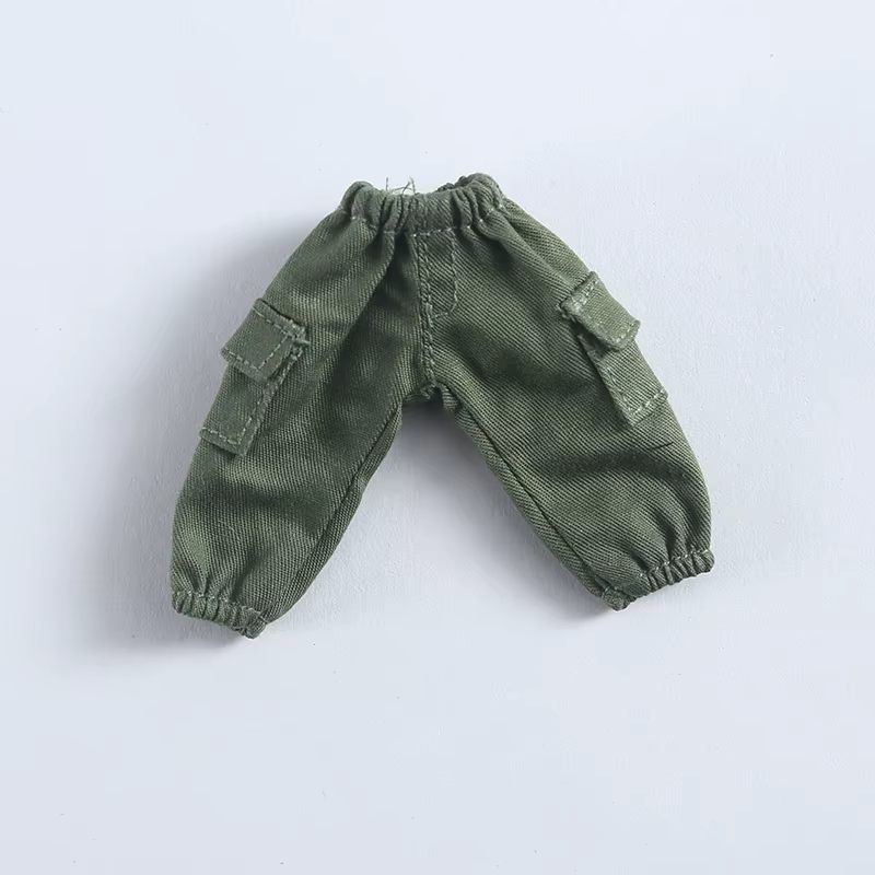Vêtements pour bébé OB11, accessoires de poupée BJD 1/12, salopette, pantalon, T-shirt à manches cou