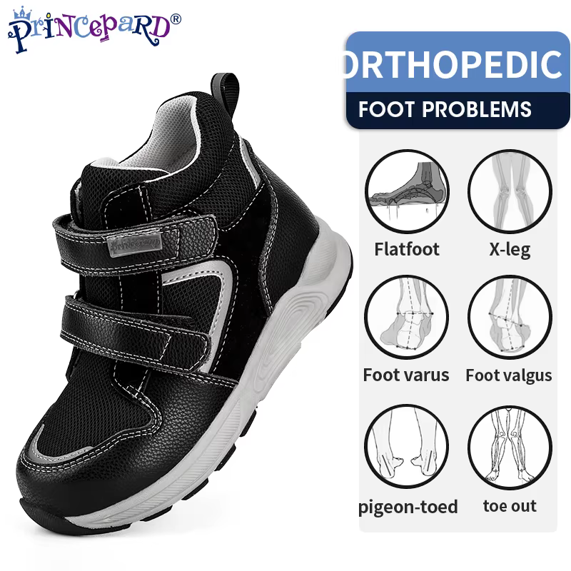 Princepard – baskets orthopédiques pour enfants, chaussures de course, de Sport, avec semelle correc