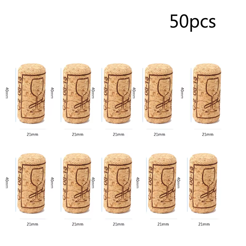 Bouchon de bouchons de vin, 50 à 100 pièces, naturel, réutilisable, fonctionnel, Portable, bouchon d