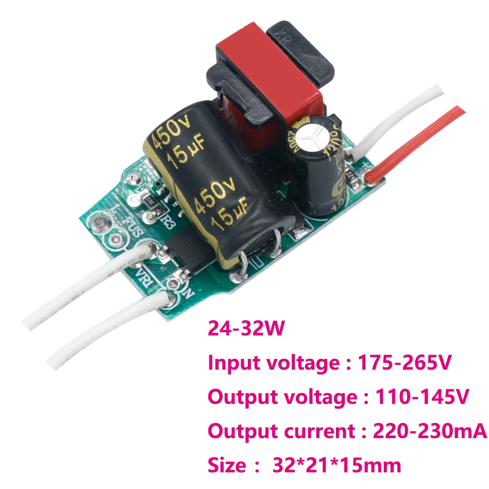 Alimentation LED, Pilote non isolé, TransDispositifs d'éclairage, 3-7W, 7-9W, 9-12W, 12-18W, 18-24W,