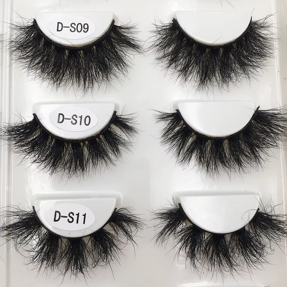 RED SIREN – Cils en vison véritable doux et naturel, maquillage 3D, pelucheux