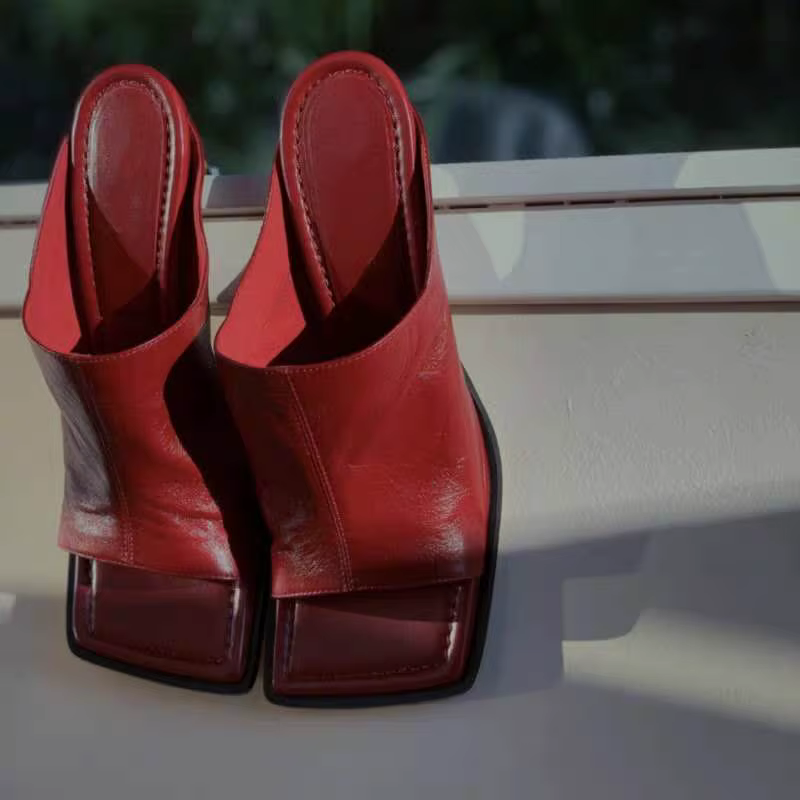 XGRAVITY – sandales de soirée à bout carré pour femmes, chaussures d'été Sexy et Vintage de qualité 