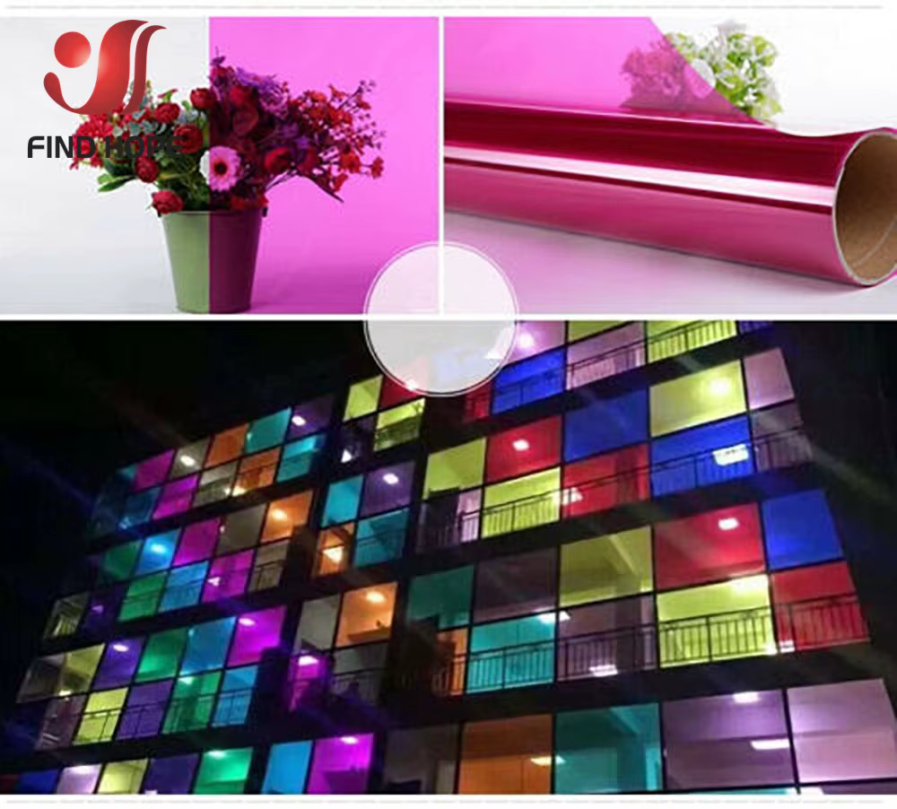 Autocollants pour porte coulissante KTV, verre de couleur, pour magasin, centre commercial, Film pou