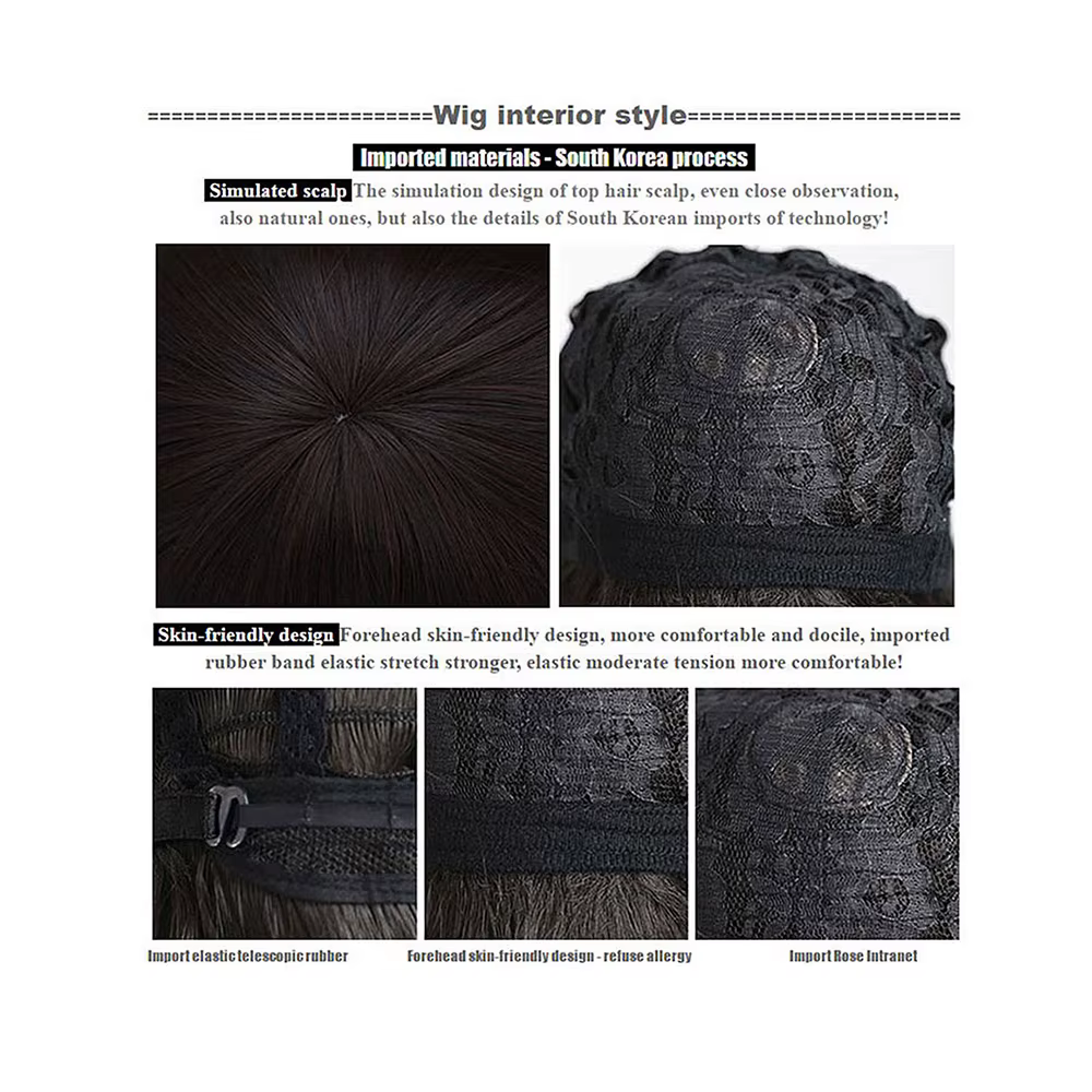 100 cm cosplay perruque longue HSIU fibre haute température perruques synthétiques Cosplay perruques