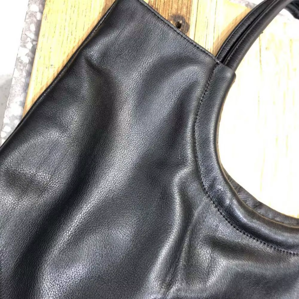Grand sac en cuir véritable souple pour femme, fourre-tout décontracté, sac de voyage pour ordinateu