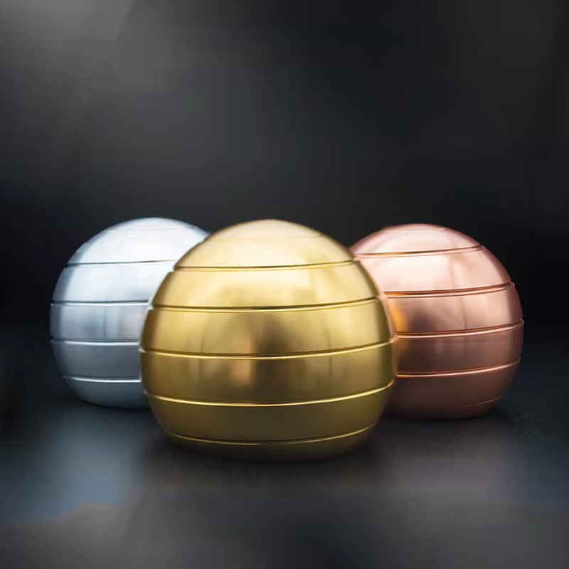 Jouet métallique anti-Stress pour adultes, en alliage d'aluminium, décompression, hypnose, gyroscope