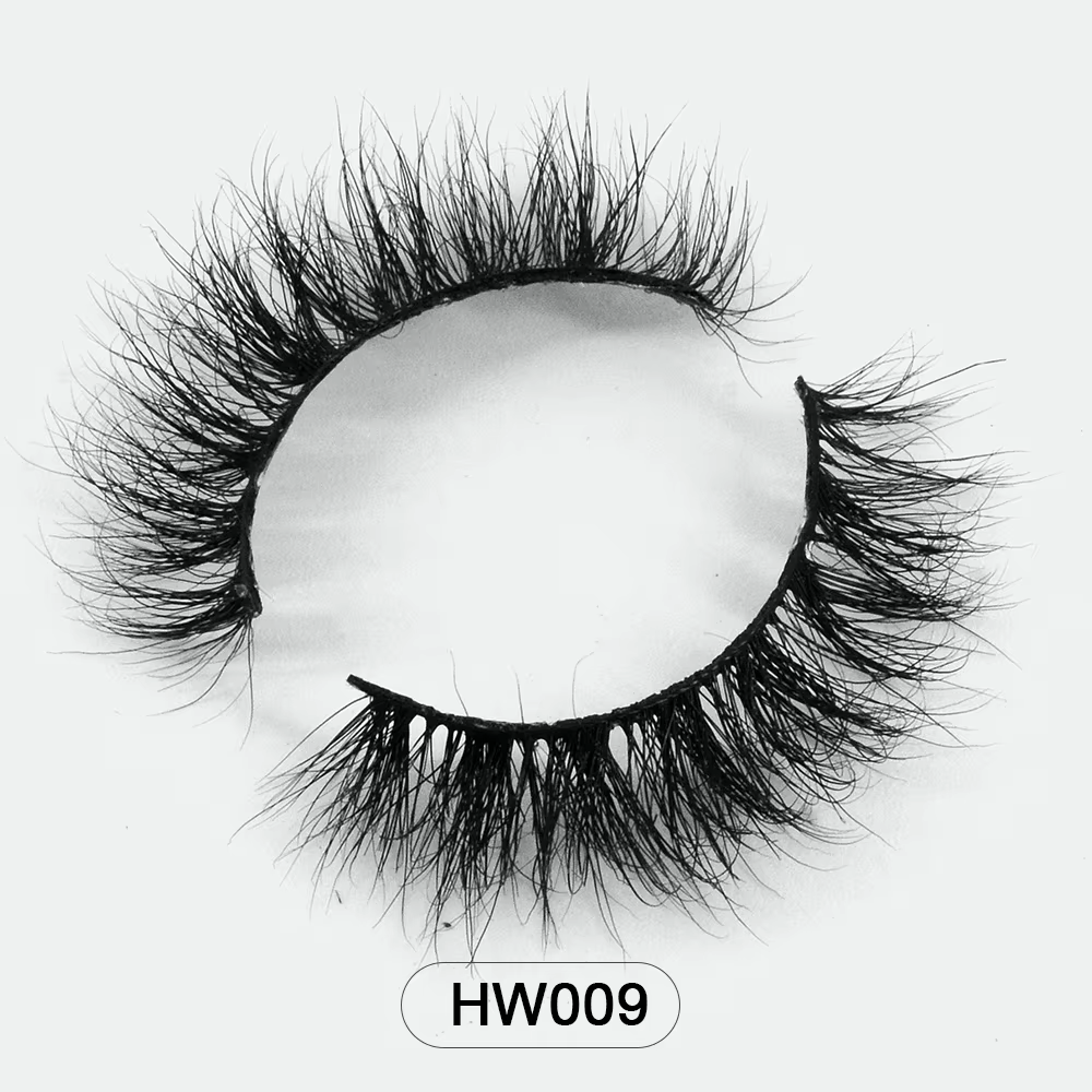 Livraison directe en gros naturel vaporeux 3d vison faux cils maquillage vison faux cils avec bande 