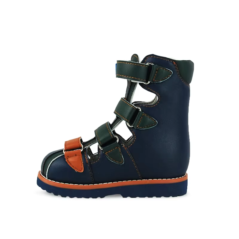 Sandales d'été pour bébés filles, chaussures orthopédiques 4 roues motrices pour enfants, chaussures