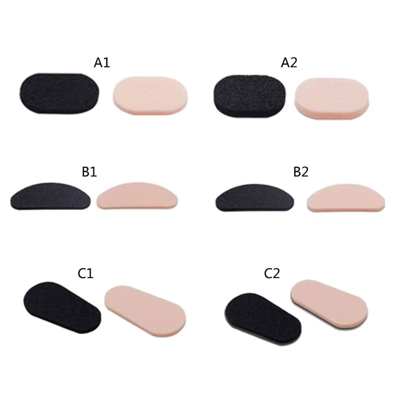 Plaquettes nasales en mousse souple autocollante EVA, pour lunettes, antidérapantes, sans maquillage