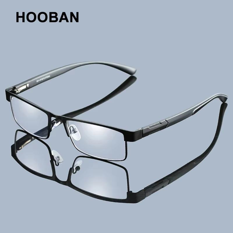 Lunettes de lecture en acier inoxydable de haute qualité pour hommes et femmes, presbytes, à la mode