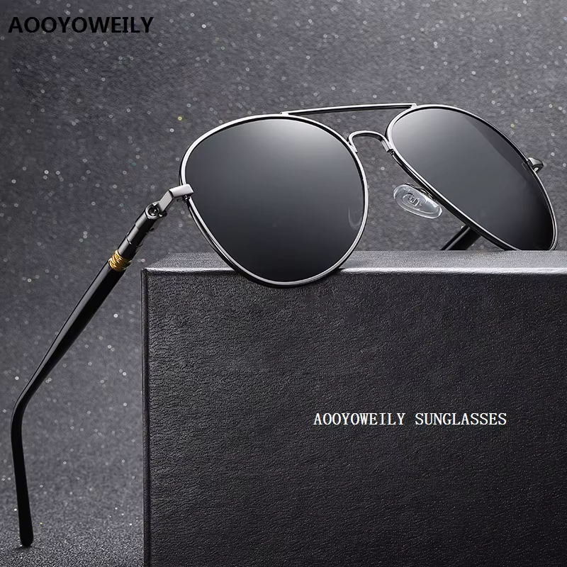 Lunettes de soleil polarisées de luxe pour hommes et femmes, lunettes de soleil de conduite de marqu