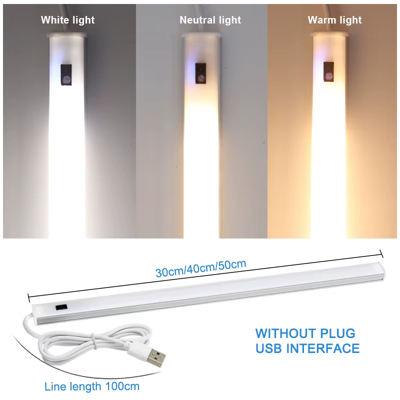 5V USB LED bande lampe de bureau interrupteur de balayage manuel capteur de mouvement lampe de Table