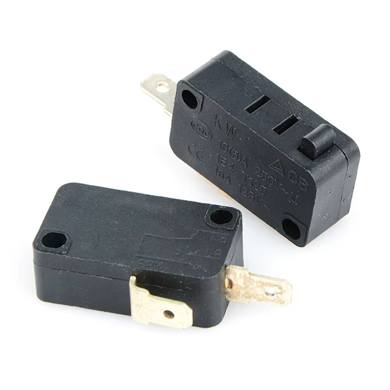 Micro interrupteur à 2 broches pour four à micro-ondes, 16a 250V, Micro interrupteur pour Machine à