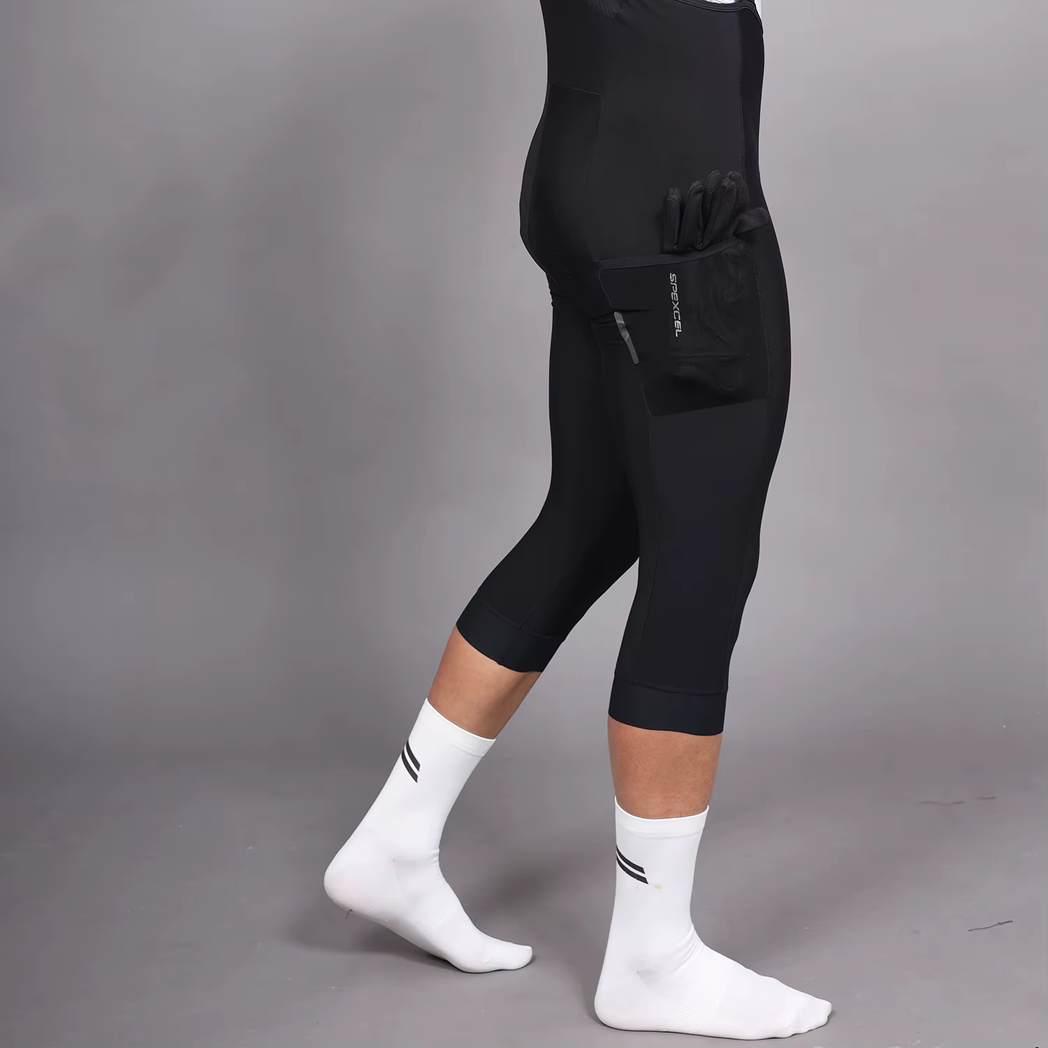 SPEXCEL-Pantalon à Bretelles Cargo Thermique Smile avec Poche Latérale, Coussretours Haute Densité, 