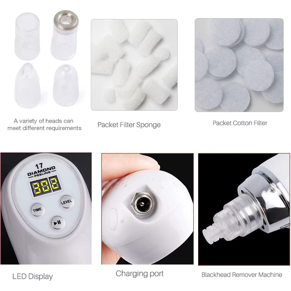 DermDelhi-Machine de peeling de la peau sous vide pour le visage, points noirs, élimination de l'acn