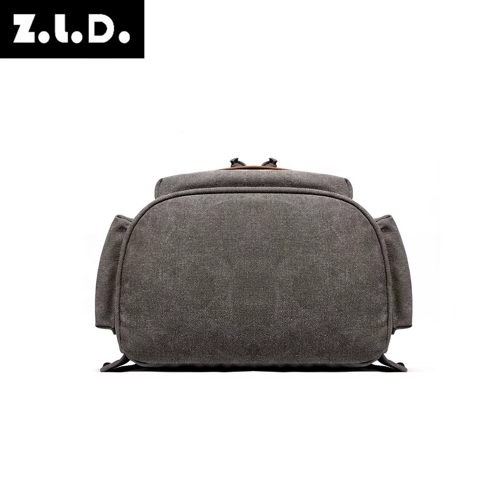 Sac à dos vintage en toile rétro pour homme, grande capacité 20-35L, sac antivol résistant à l'usure