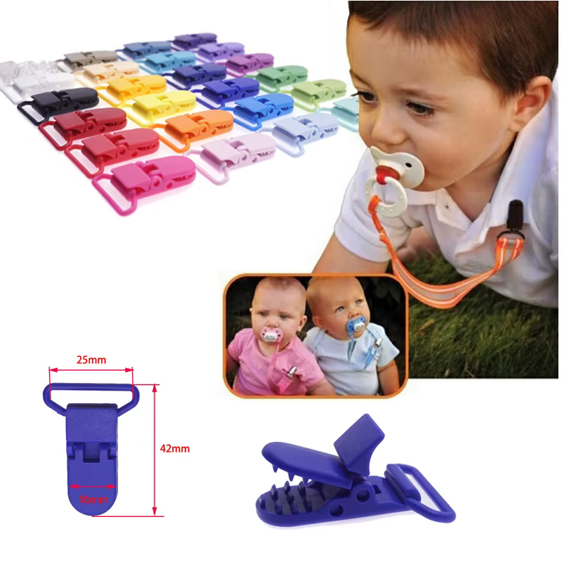 Sutoyuen – attache-tétine en plastique pour bébé, attache-sucette factice, porte-chaîne pour ruban d