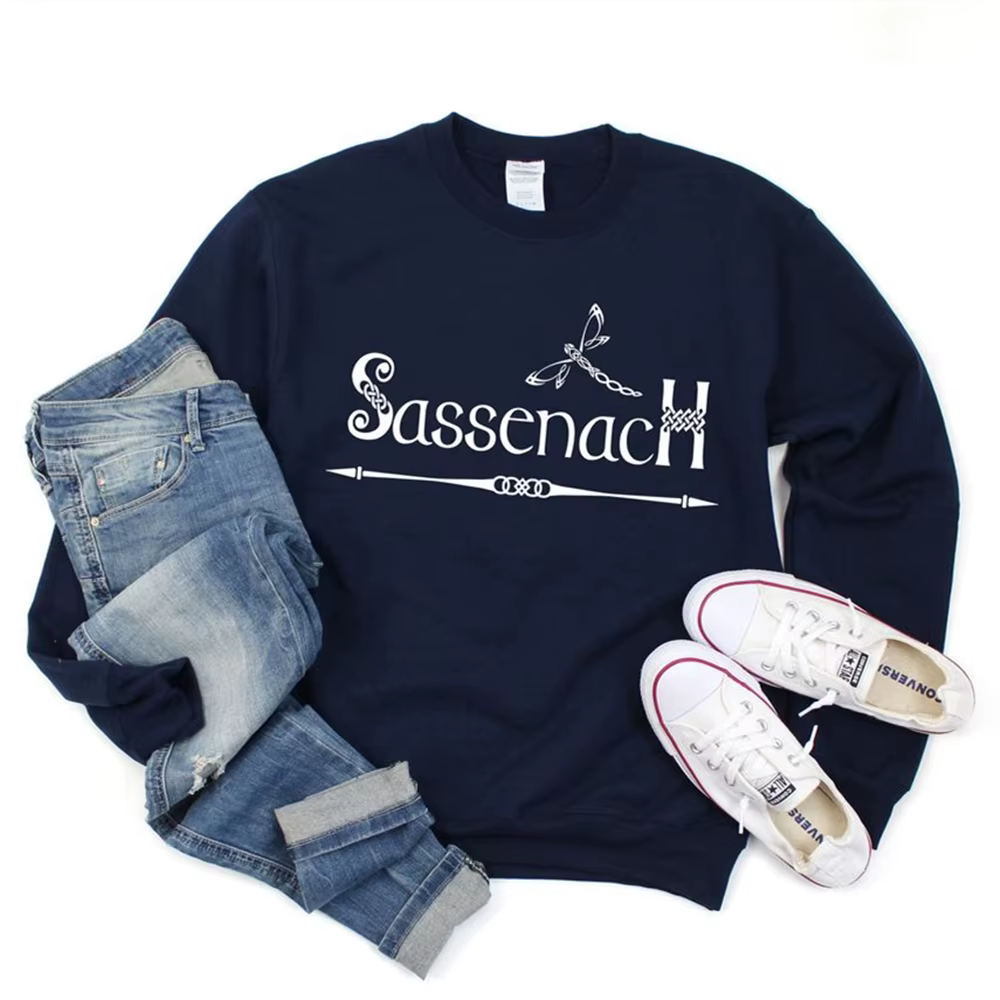 Sweat-shirt à nœud celtique pour femme, sweats à capuche Sassenach, chemises de protection Crewneck,