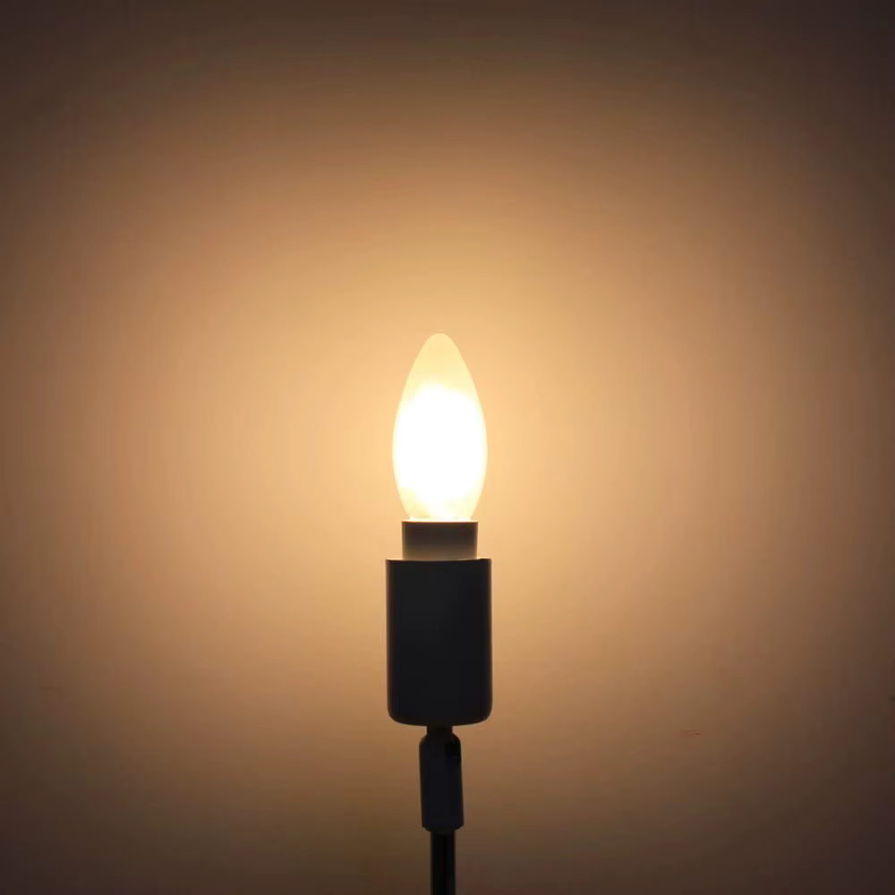 Ampoule LED rétro à filament 4W 6W, ampoule à filament givrée C35, E12 E14, ampoule à vis Edison dim