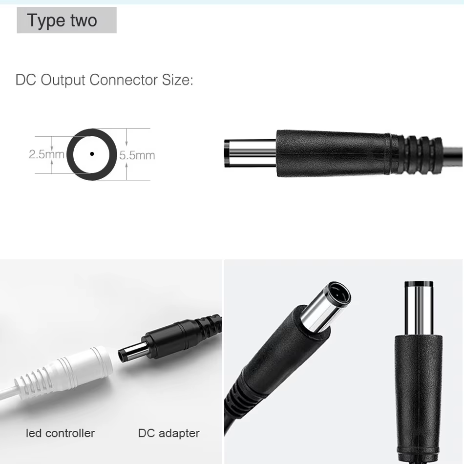 Adaptateur convertisseur de puissance 12V, 2A, 24W, prise EU, US, UK, AU, AC 100-240V à DC12V, trans