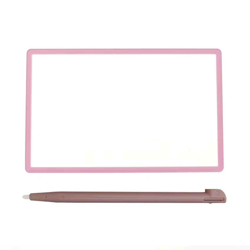 JCD – couvercle en plastique pour écran LCD supérieur et stylet tactile pour nintendo 2DS, pièce de