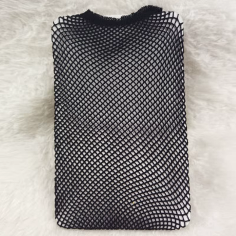 Filet à cheveux en Nylon noir pour femmes, matériaux pour la fabrication de perruques, élastiques ex