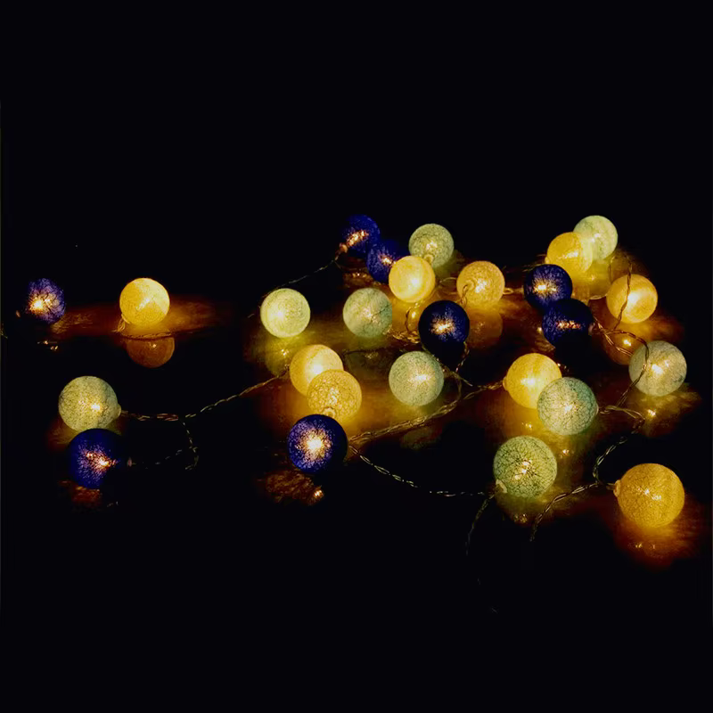 10/20/40 LED coton USB boules chaîne noël fée lumières nouveauté chaîne de lampe pour la maison en p