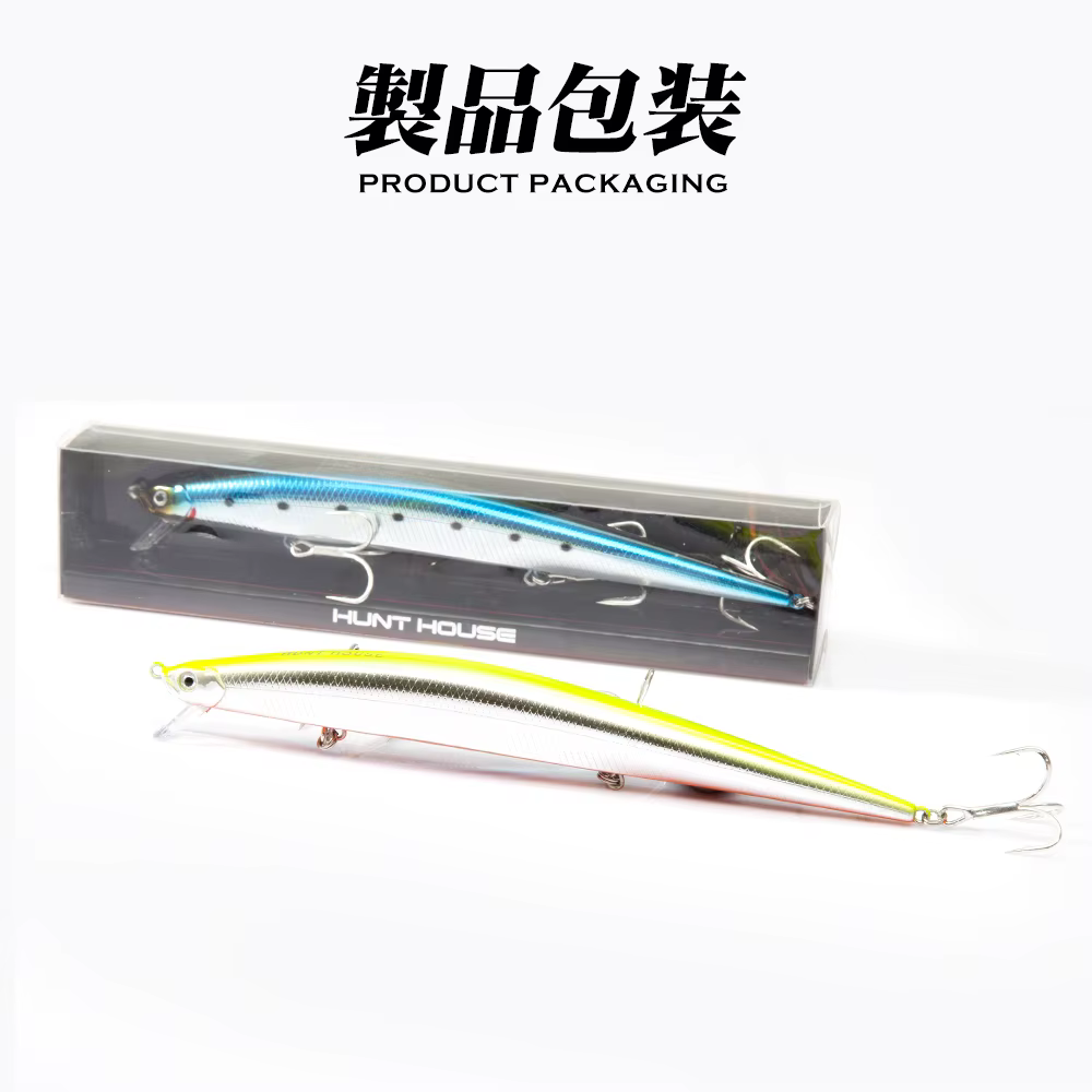 Hunthouse Tide vairon Flyer leurre de pêche 175mm 31g longue coulée coulant appât dur Pesca Jerkbait