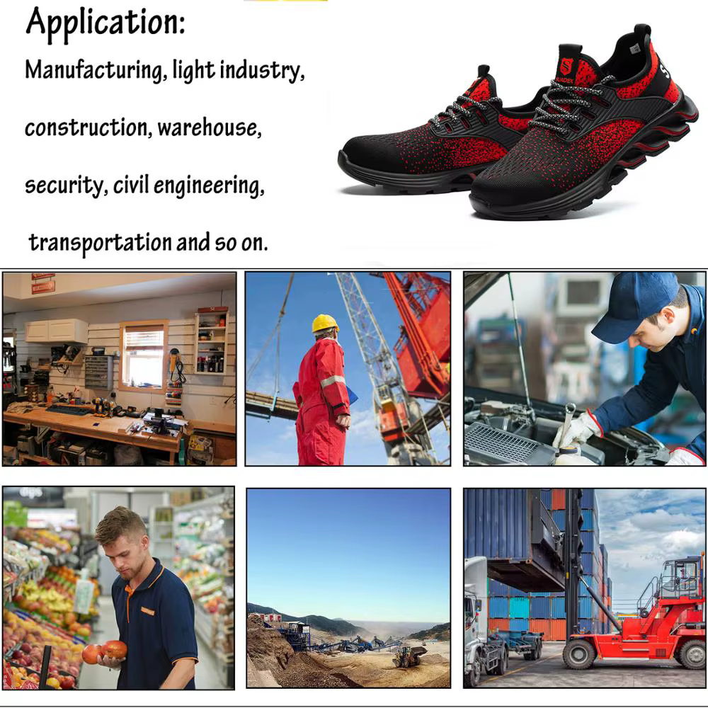SUADEX Chaussures de Sécurité Hommes Femme, Chaussures de Travail Homme, Unisexe Legere Embout Acier