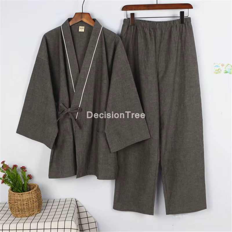 2023 pyjamas hommes vêtements de nuit kimono japonais pyjamas ensembles shorts homewear peignoir pei
