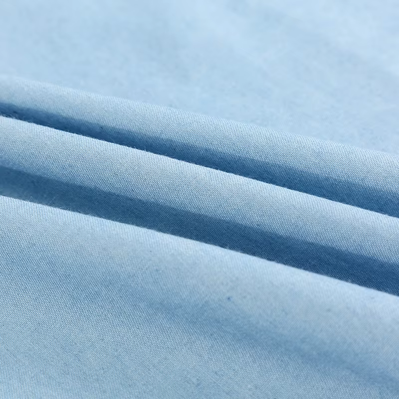 Tissu Denim d'été en coton de couleur unie, pour accessoires de couture, vêtements, chemise, jupe, 4