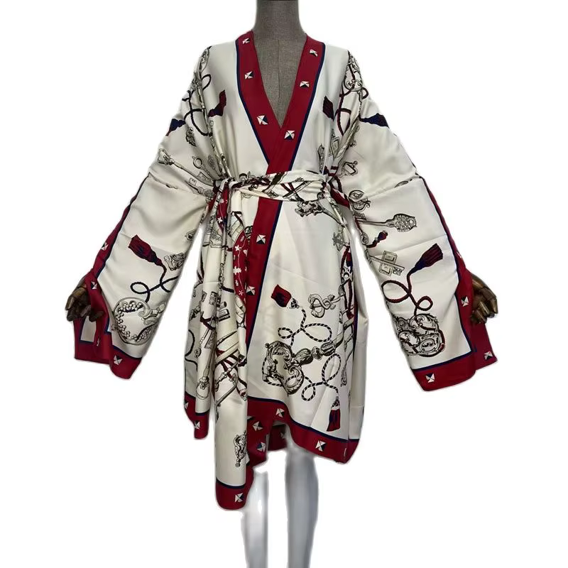 WINYI-Cardigan africain à manches chauve-souris pour femmes, robe de cocktail, style Boho, Maxi, 202