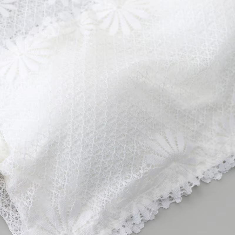 Nouvelles femmes Sexy dentelle épaules nues culture hauts avec soutien-gorge à manches courtes Haraj