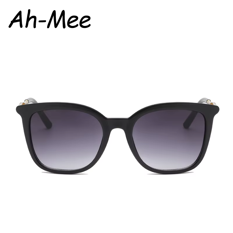 Lunettes de soleil carrées classiques femmes hommes Vintage marque lunettes de soleil cadre en allia