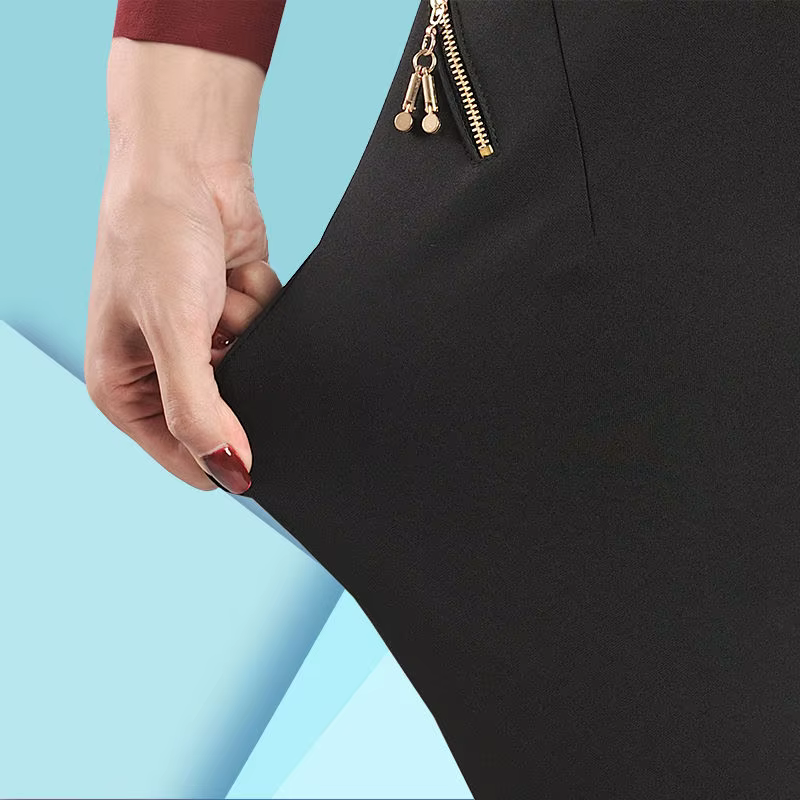 Pantalon Femme 2026 Nouvelle Collection Printemps Automne Taille Haute Extensible Décontracté Grande