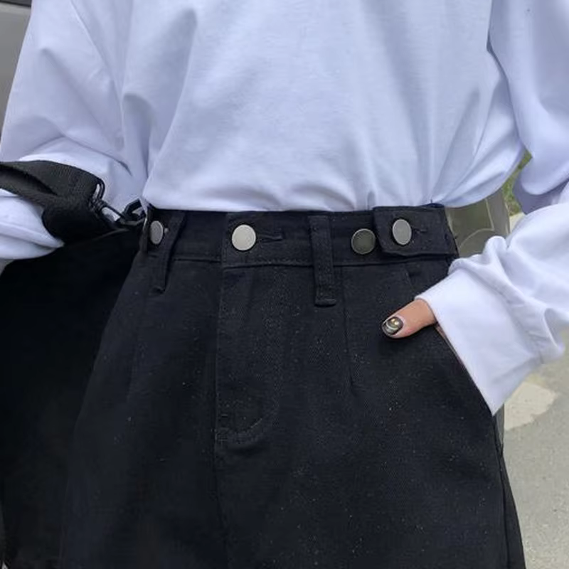 Jupe Vintage en Denim pour Femme, Vêtement de Couleur Unie, Ligne A, avec lèvent, Slim, Taille Haute