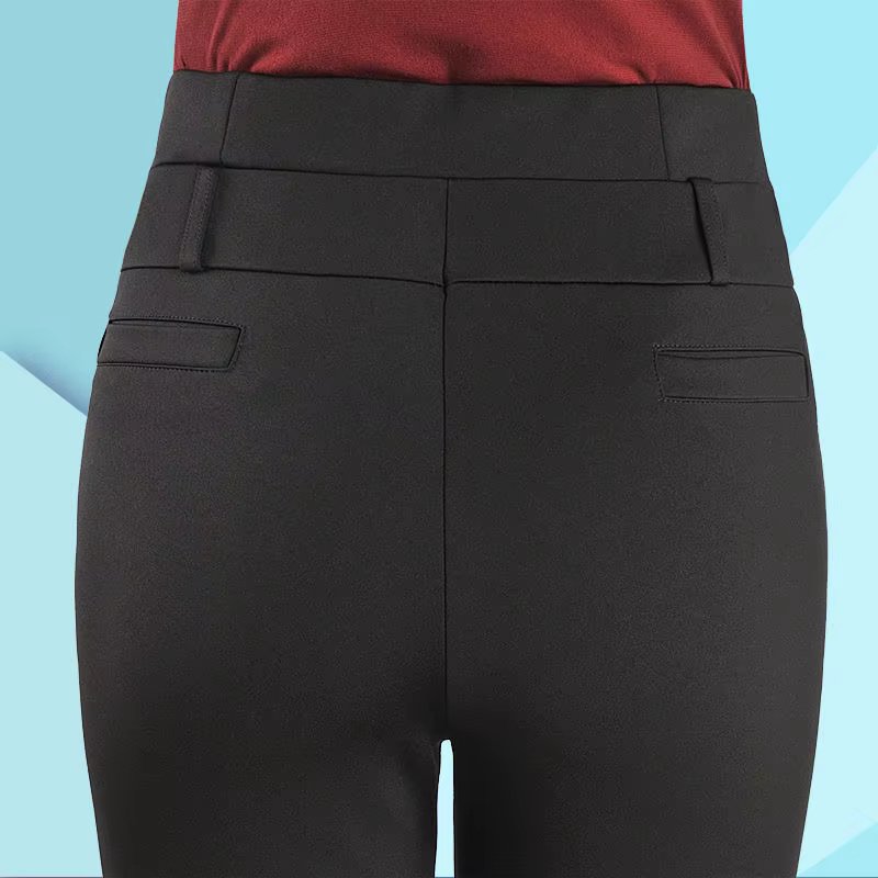 Pantalon Femme 2026 Nouvelle Collection Printemps Automne Taille Haute Extensible Décontracté Grande