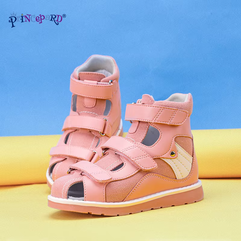 Rosa Epard-Sandales en Denim pour Enfant, Chaussures d'Été Respirantes, Fermées, Orth4WD, Dos Haut,