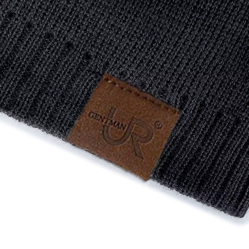 URSENTMAN-Bonnet doublé de fourrure pour hommes et femmes, chapeaux unisexes, chapeau de sport chaud