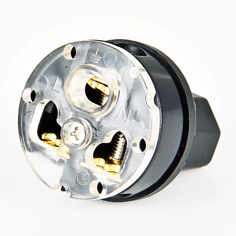 1 pièce Prise d'alimentation audiophile HIFI, prise de câblage audio réutilisable, connecteur AV dro