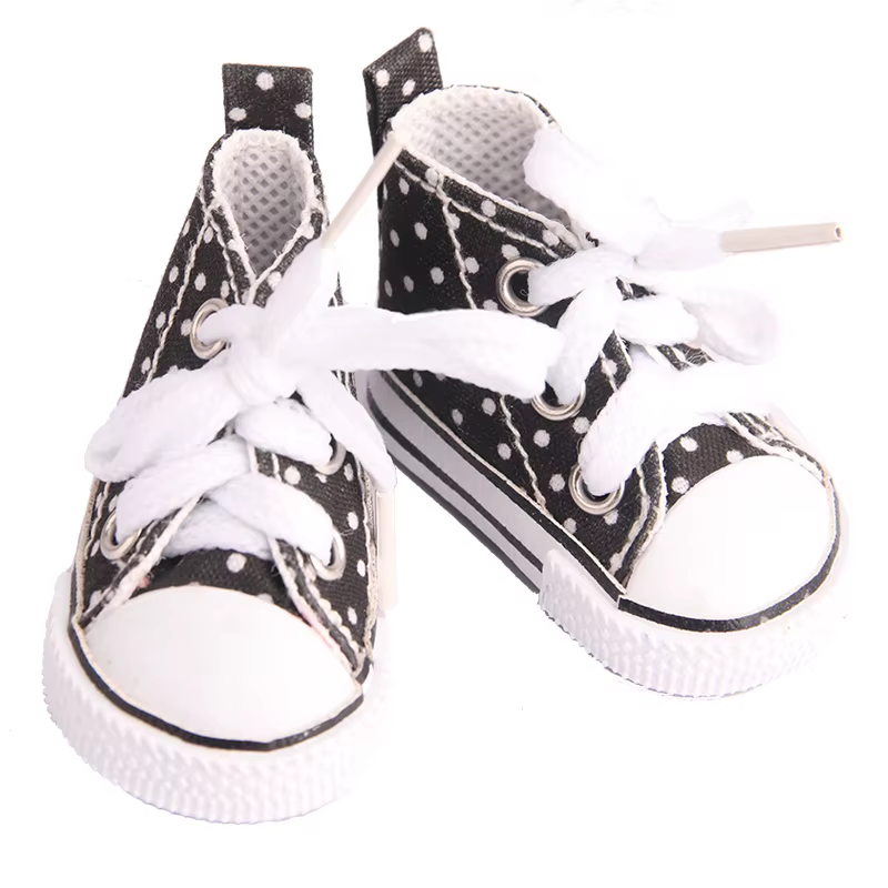 Chaussures en toile pour poupée EXO Nancy, 5cm, faites à la main, 12 couleurs, Mini chaussures en to