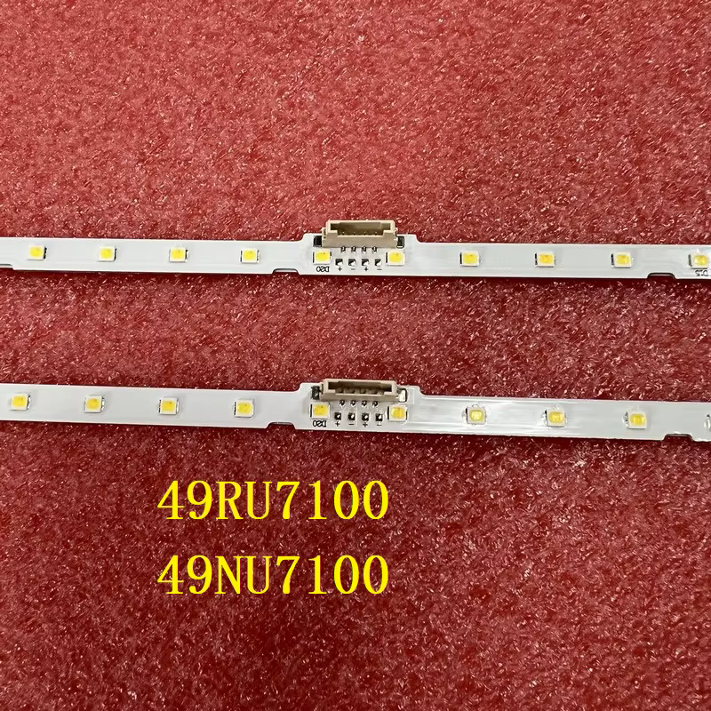 Bande de rétro-éclairage LED, 2 pièces, pour Samsung UE49RU7100 UN49RU7100 UE49NU7100 UN49NU7100 UA4