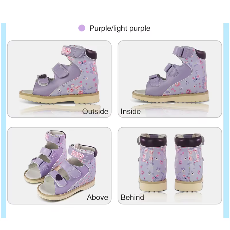 Informations sur Uckland-Sandales d'été pour filles, chaussures Orth4WD pour enfants, style coréen, 