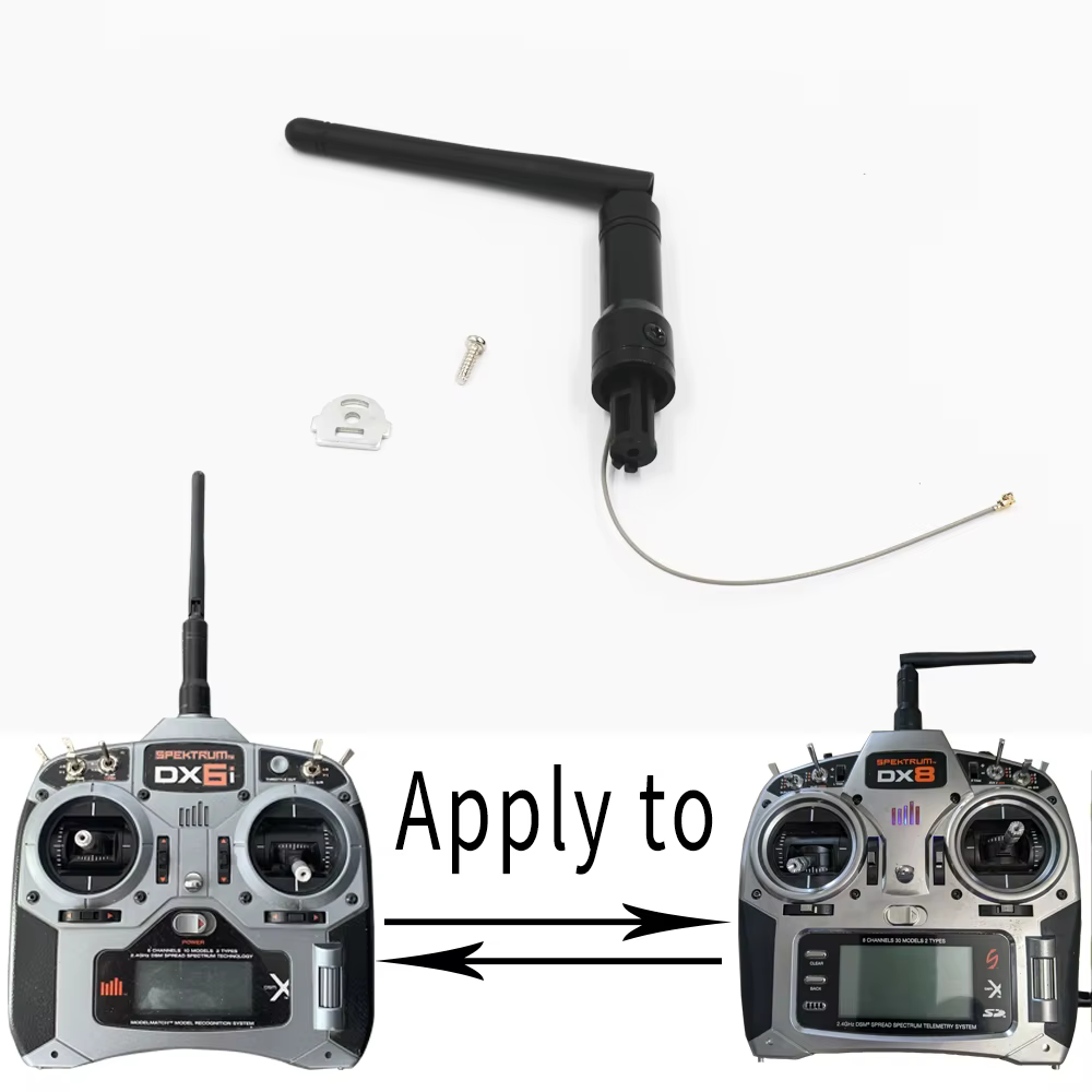 Antenne de canard en caoutchouc Plug & Play 2,4 GHz - Pas de soudure! 30% Signal plus fort pour Spek