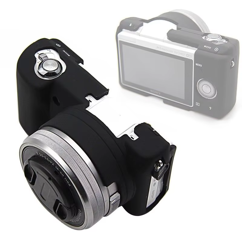 Étui pour appareil photo en caoutchouc de Silicone souple, housse de protection pour Sony Alpha A510