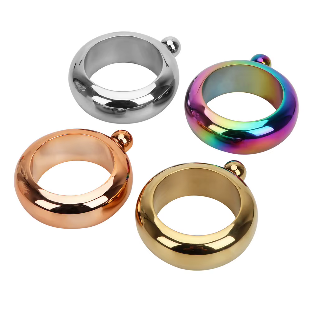 3.5 oz accessoires pour boissons pour whisky Vodka alcool rond Chic flacon de hanche Bracelet élégan